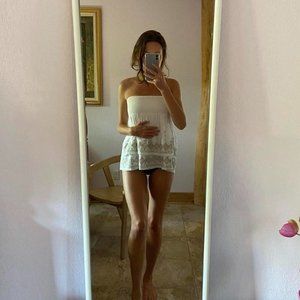 Tube style strapless top from White House Black Market